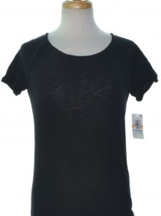 Maison Jules Women Size XS Black Basic T-Shirt Top