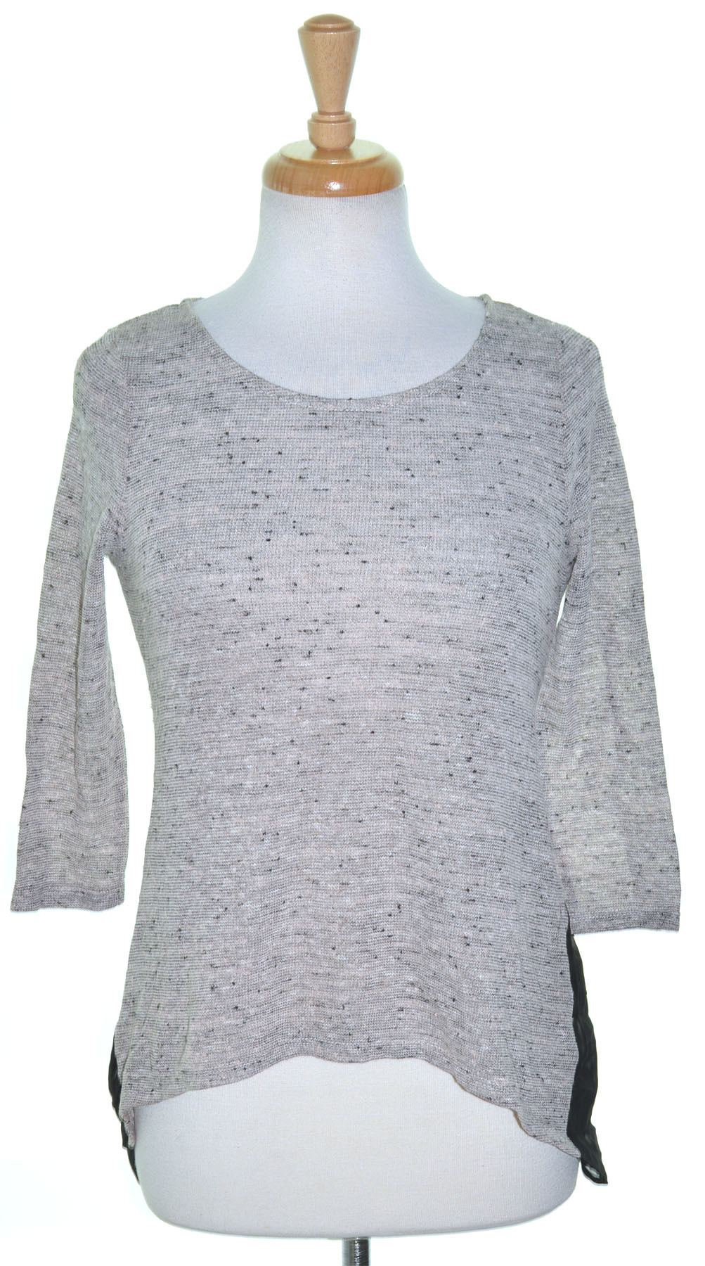 Bar III Women Size XS Gray Knit Top – #1 Bar III Women Size XS Gray Knit Top