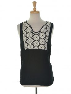 Kensie Women Size Small S Black Tank Top