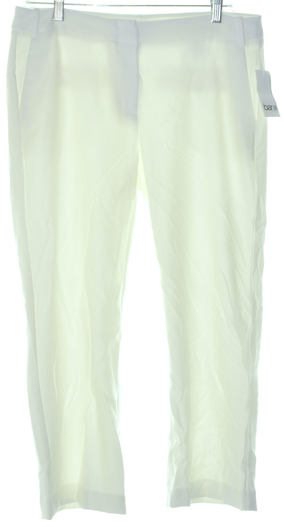 Bar III Women Size 10 Washed White Culottes Pants – #1 Bar III Women Size 10 Washed White Culottes Pants