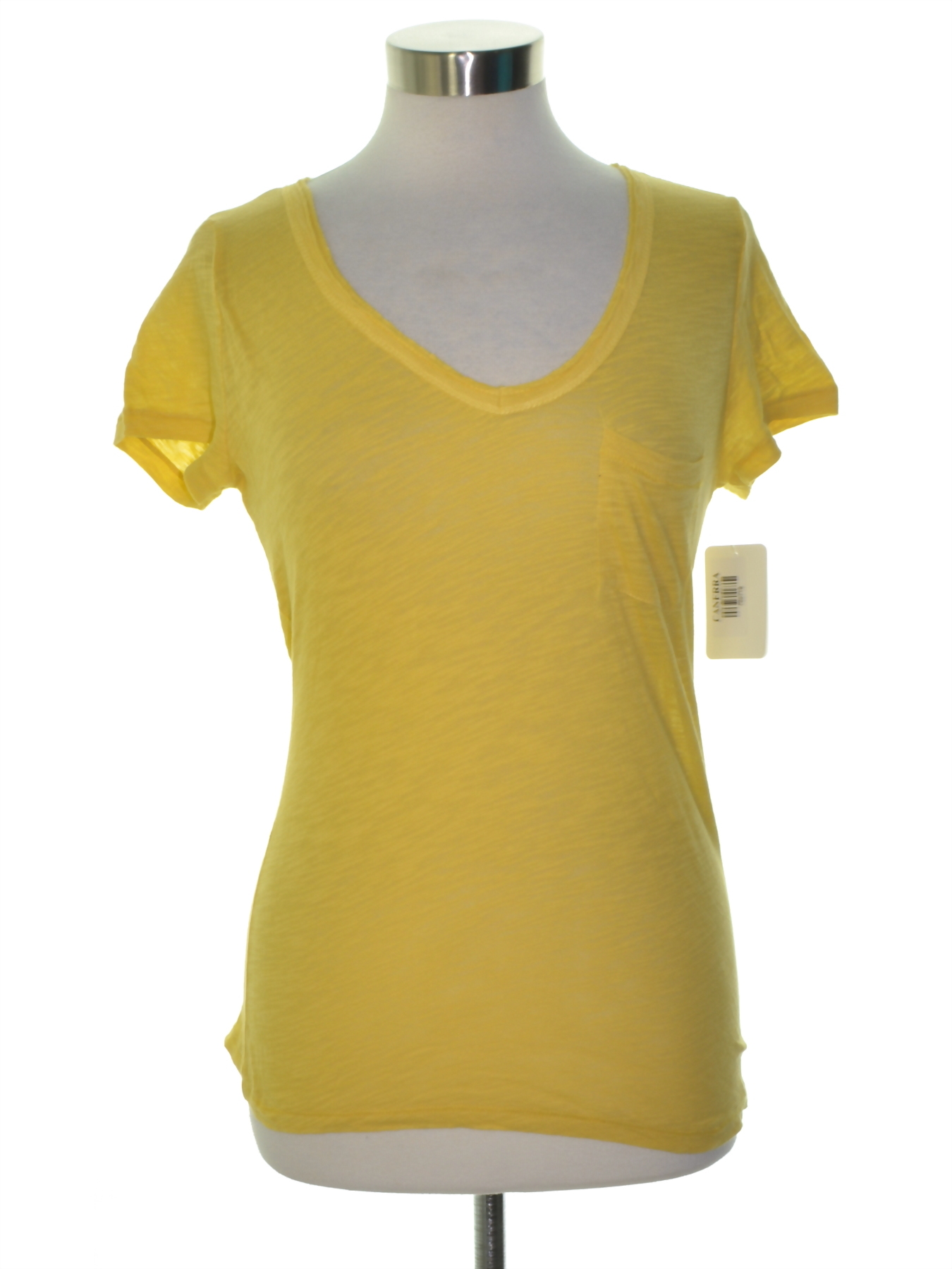 Maison Jules Women Size XS Yellow Basic T-Shirt Top – #1 Maison Jules Women Size XS Yellow Basic T-Shirt Top