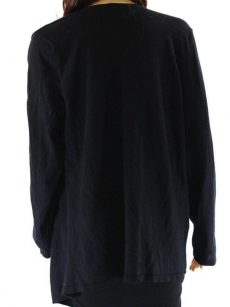 INC Women Size Small S Black Wrap Sweater