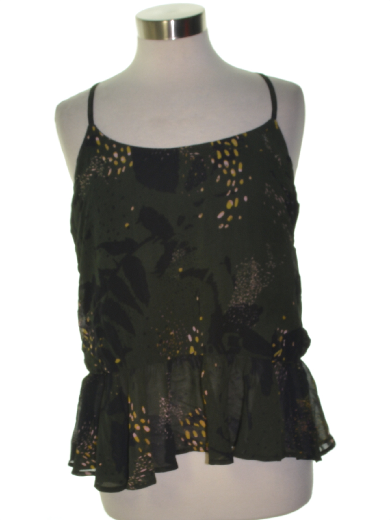 Bar III Women Size Medium M Dark Green Camisole Top – #1 Bar III Women Size Medium M Dark Green Camisole Top