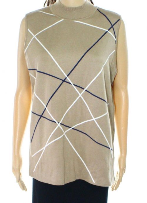Alfani Women Size Medium M Camel Casual Sweater
