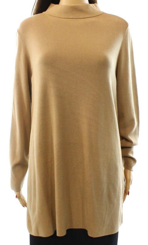Alfani Women Size XL Tan Pullover Sweater