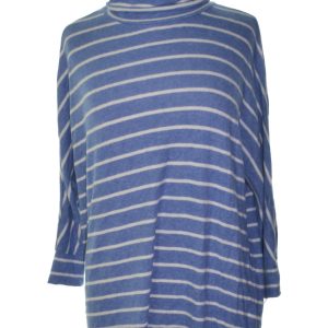 Maison Jules Women Size Large L Pastel Blue Casual Sweater