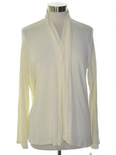 Bar III Women Size Medium M Ivory Cardigan Top