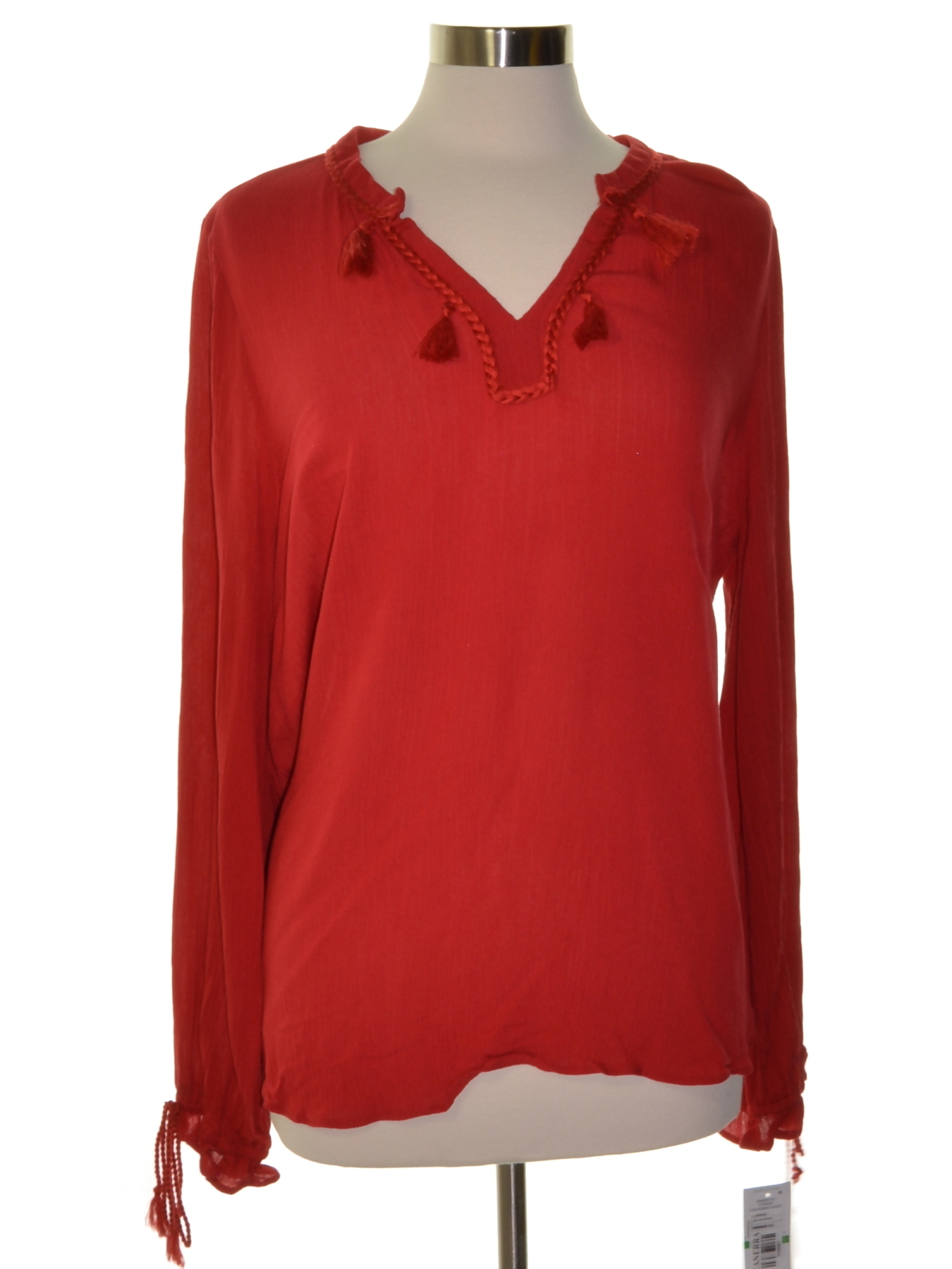 John Paul Richard Women Size XS Red Blouse Top – #1 John Paul Richard Women Size XS Red Blouse Top