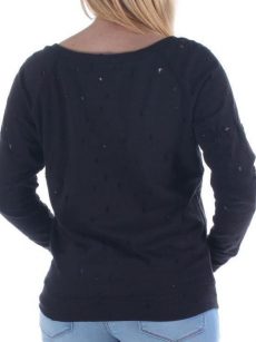 Bar III Women Size Small S Black Sweatshirt Sweater