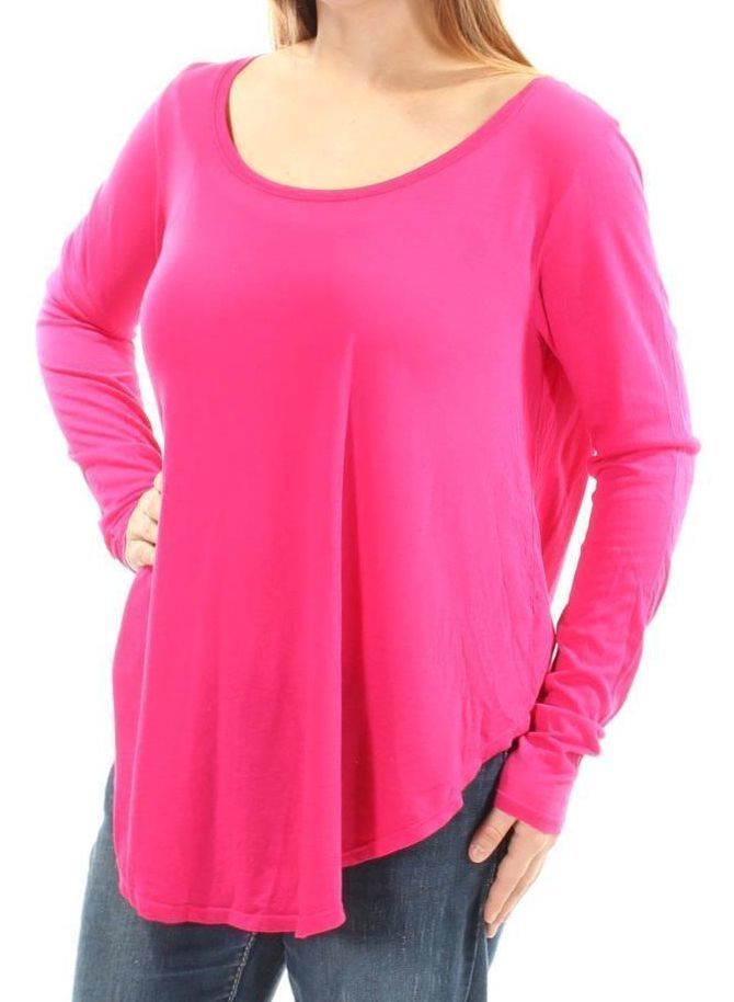 Chelsea Sky Women Size XL Bright Pink Shirt T-Shirt Top – #1 Chelsea Sky Women Size XL Bright Pink Shirt T-Shirt Top