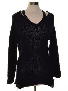 Style & Co. Petites Size PXS Black Pullover Sweater