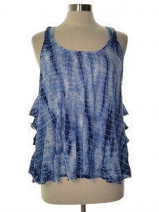 William Rast Women Size Large L Multi Blue Tank Top