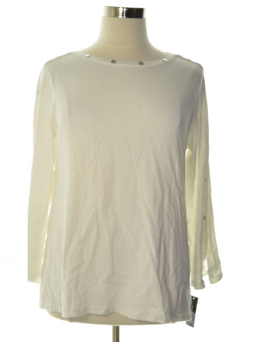Alfani Women Size XL Off White Sweatshirt Sweater