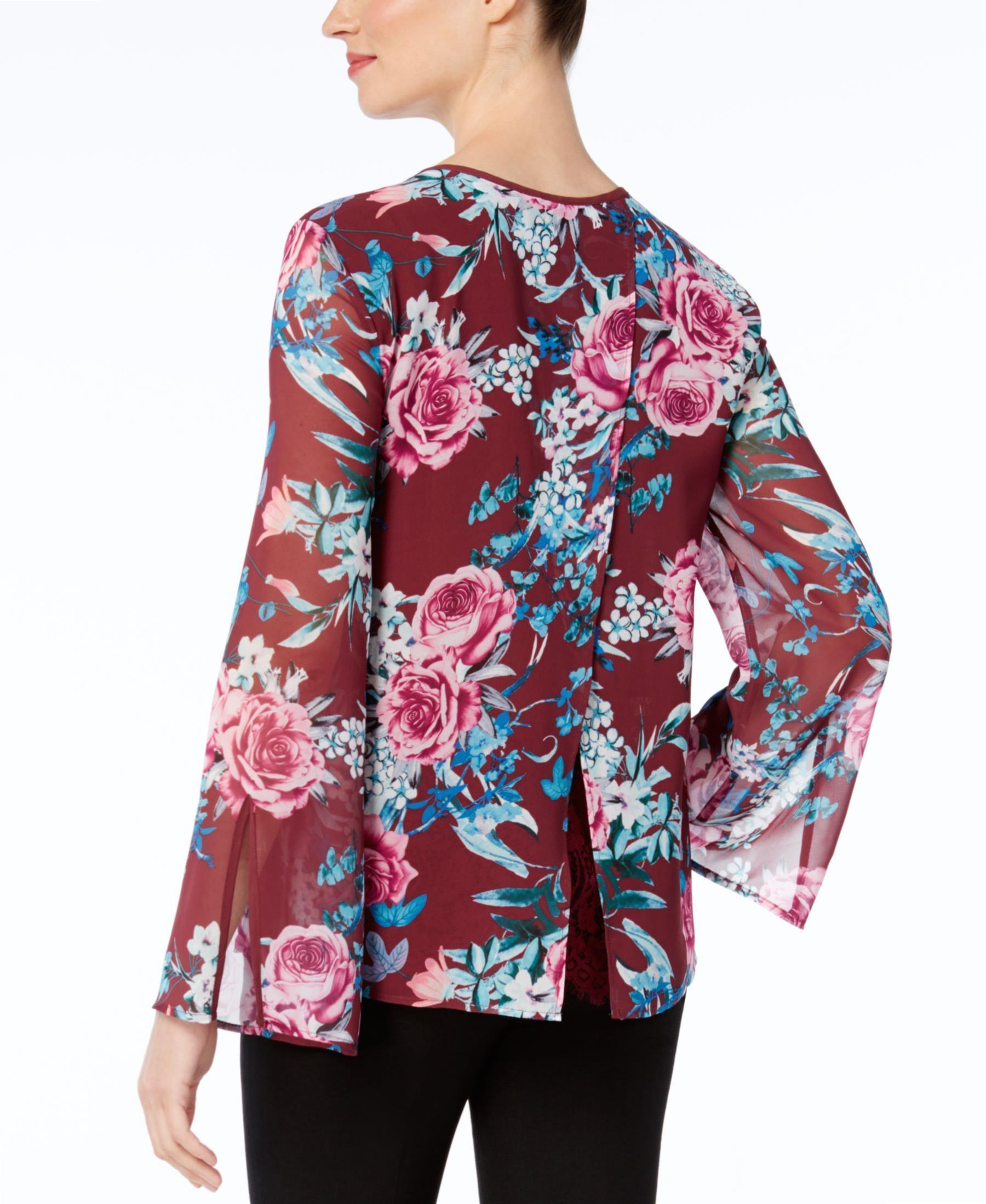 Love Scarlett Women Size Medium M Burgundy Blouse Top – #2 Love Scarlett Women Size Medium M Burgundy Blouse Top