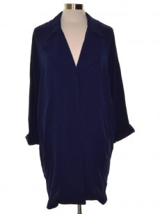 Grace Elements Women Size Small S Dark Blue Blazer Suit Blazer