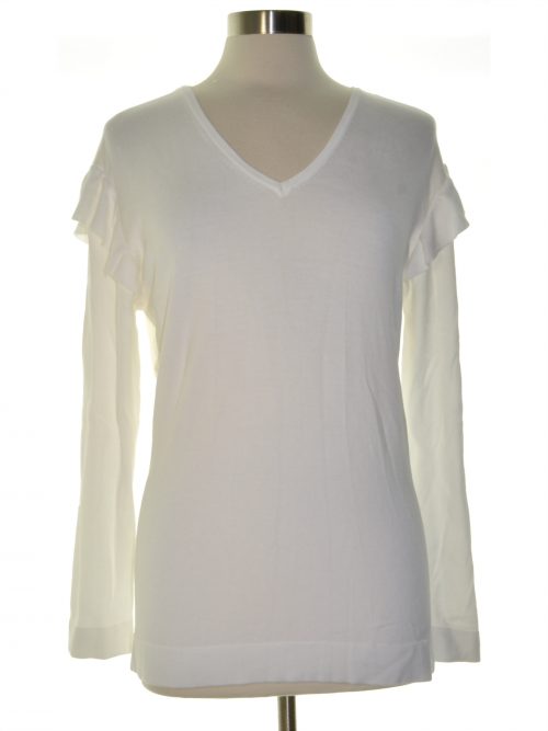 Calvin Klein Women Size Large L Off White Sweatshirt Sweater