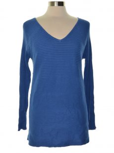 Thalia Sodi Women Size Large L Blue Sweatshirt Sweater