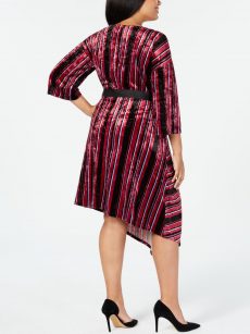 NY Collection Plus Size 1XP Multi Wrap Dress