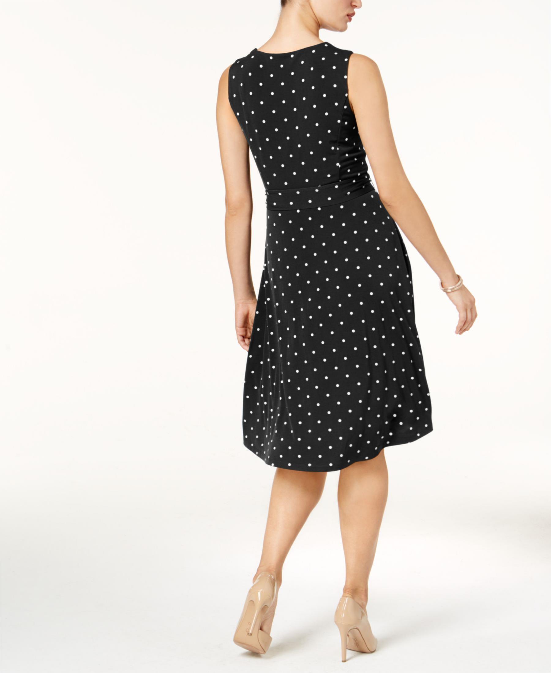 Charter Club Petites Size PP Black Shift Dress Canerra