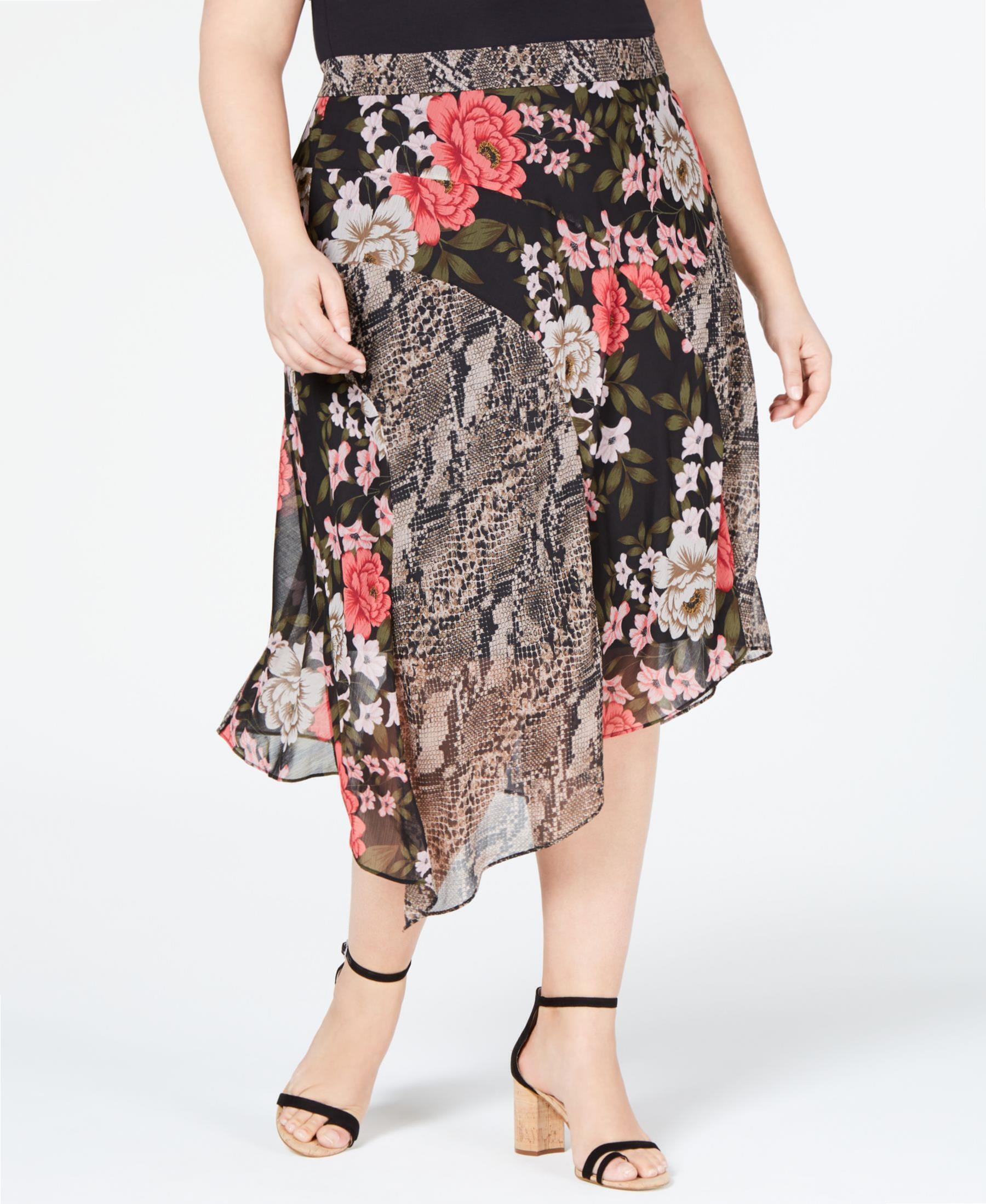 INC Plus Size 16W Black Midi Skirt – #1 INC Plus Size 16W Black Midi Skirt