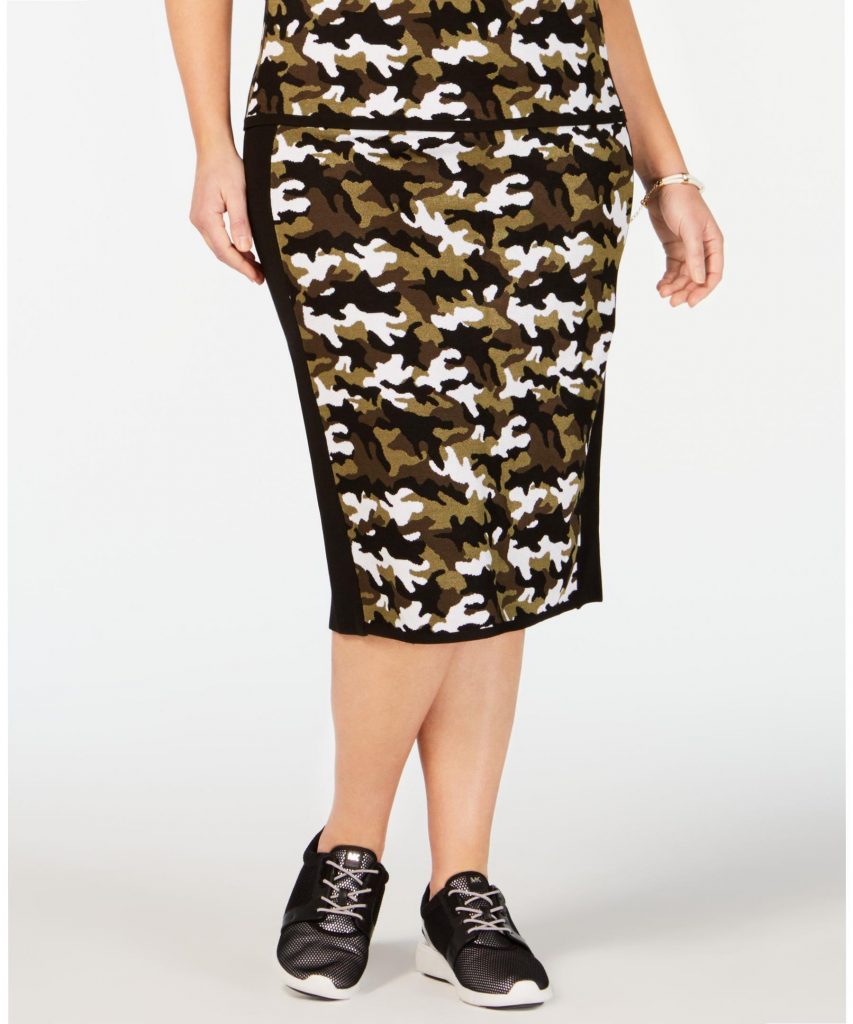 Michael Kors Plus Size 3X Multi Pencil Skirt | Canerra