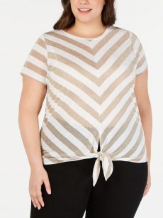 INC Plus Size 4X White Pullover Top