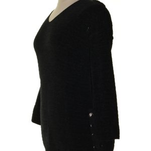 Style & Co. Women Size Small S Black Pullover Sweater