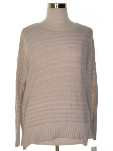 Style & Co. Women Size Medium M Beige Pullover Sweater