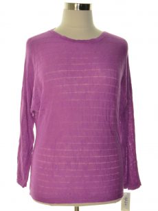 Style & Co. Women Size Medium M Purple Sweatshirt Sweater