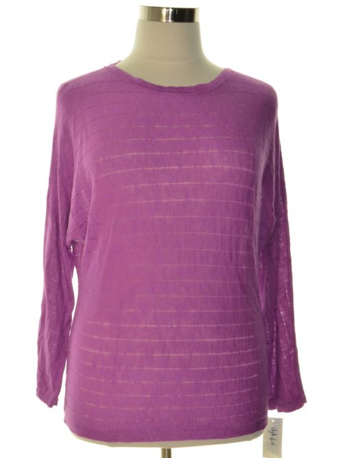 Style & Co. Women Size Medium M Purple Sweatshirt Sweater