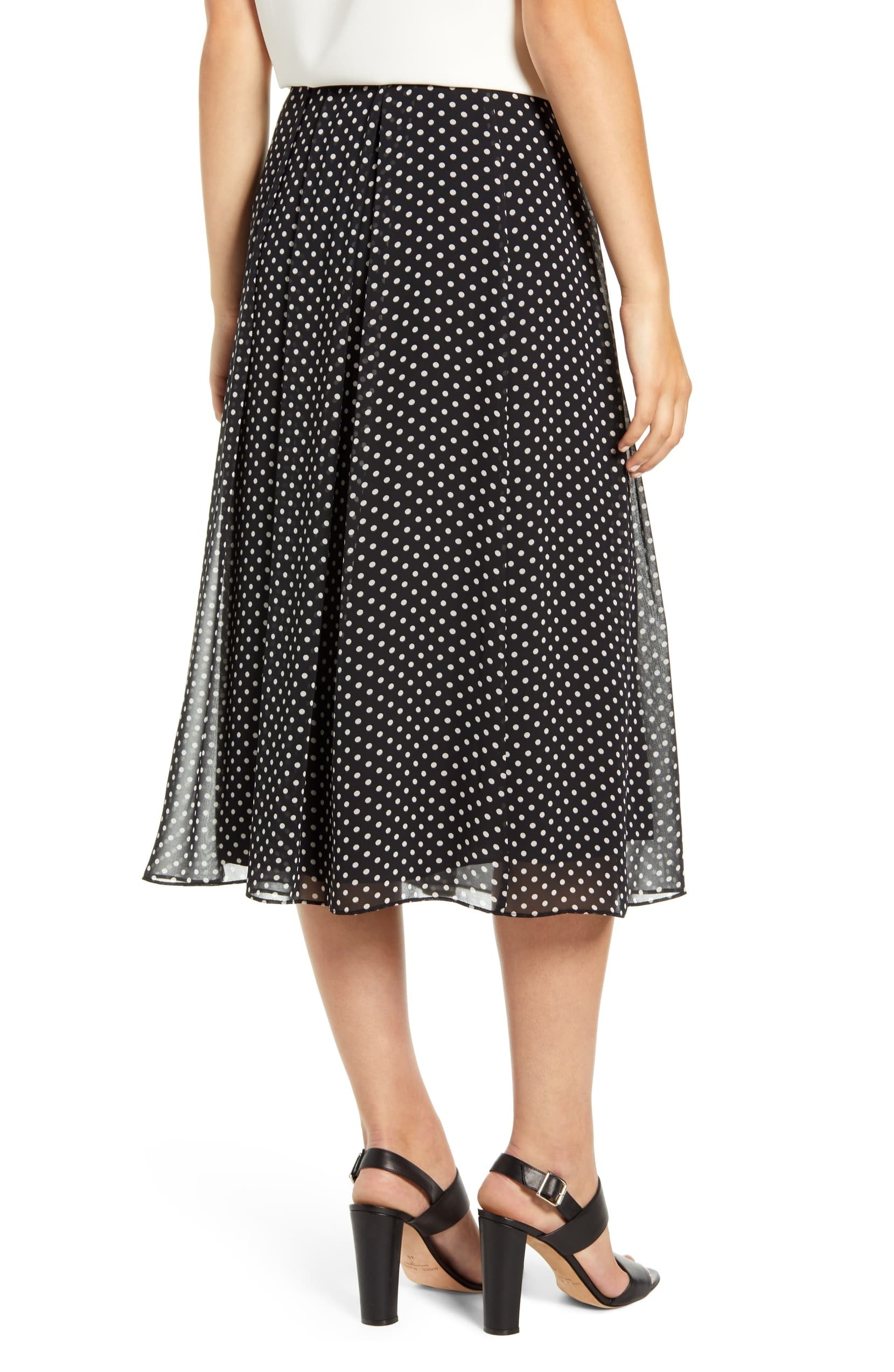 Anne Klein Women Size 6 Black A-Line Skirt | Canerra