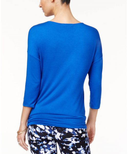 Thalia Sodi Women Size XS Royal Blue Pullover Top
