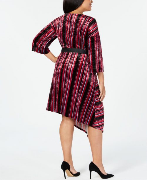 NY Collection Plus Size 2XP Multi Wrap Dress